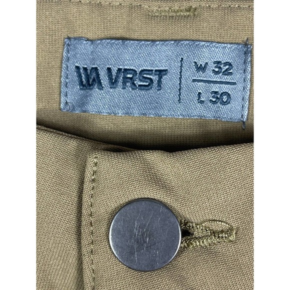 WA VRST Mens 32x30 Pants Brown Mid Rise Tapered Leg Regular Fit - Picture 7 of 12
